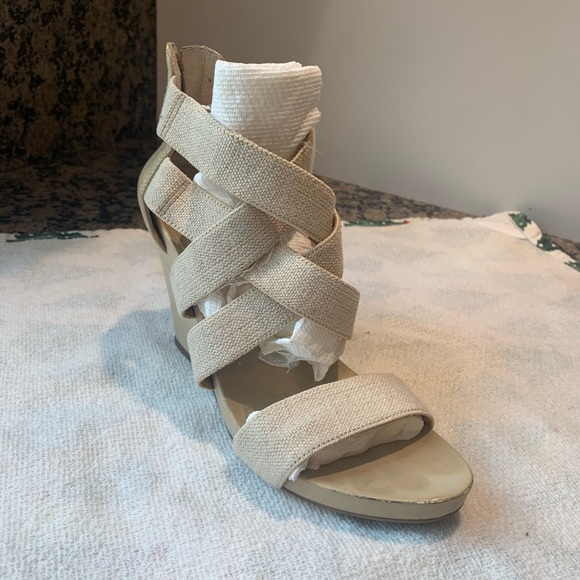 BCBGeneration Canvas Wedge Espadrilles - Picture 1 of 7